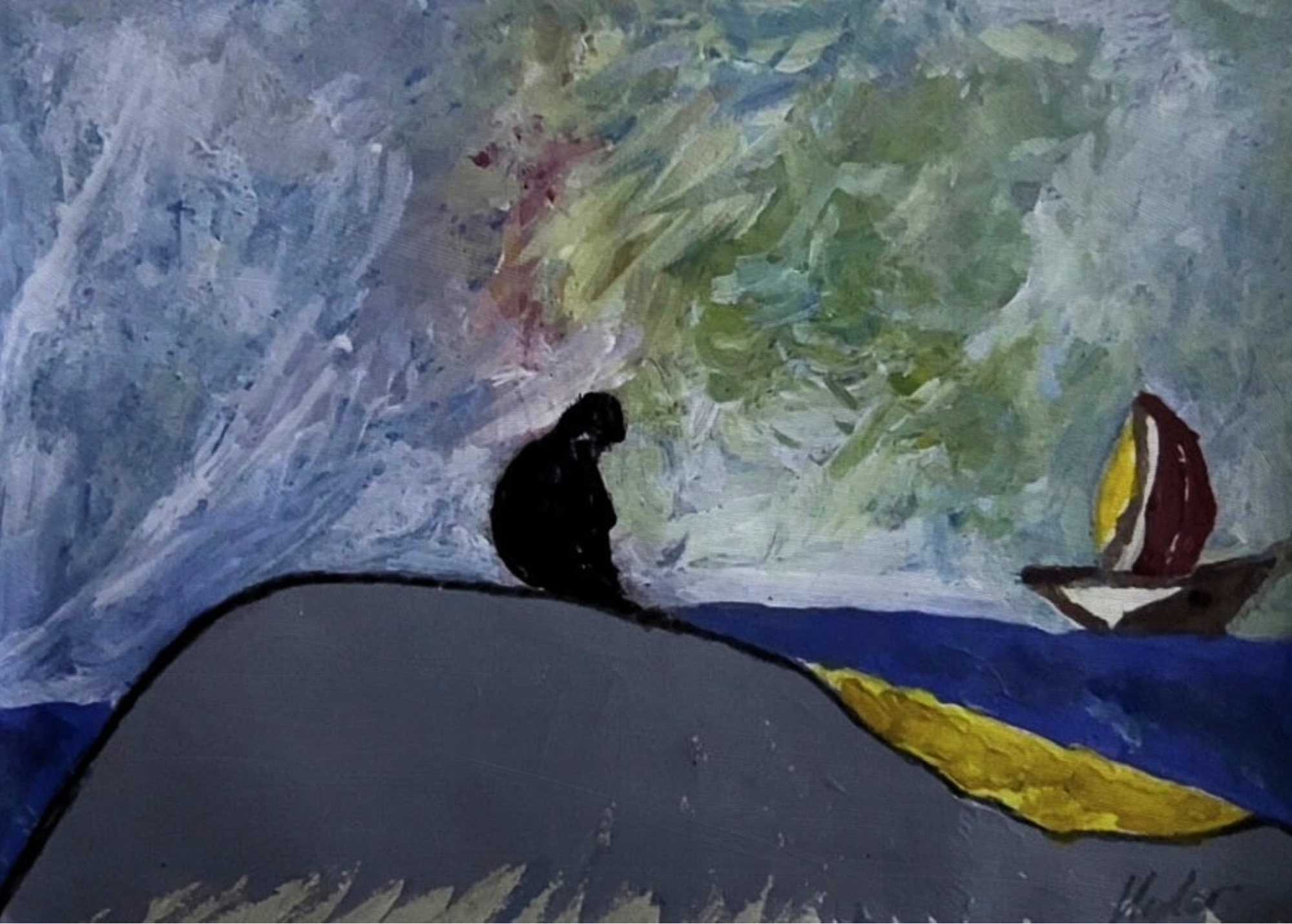 Watching the Tide - Signed fine art print