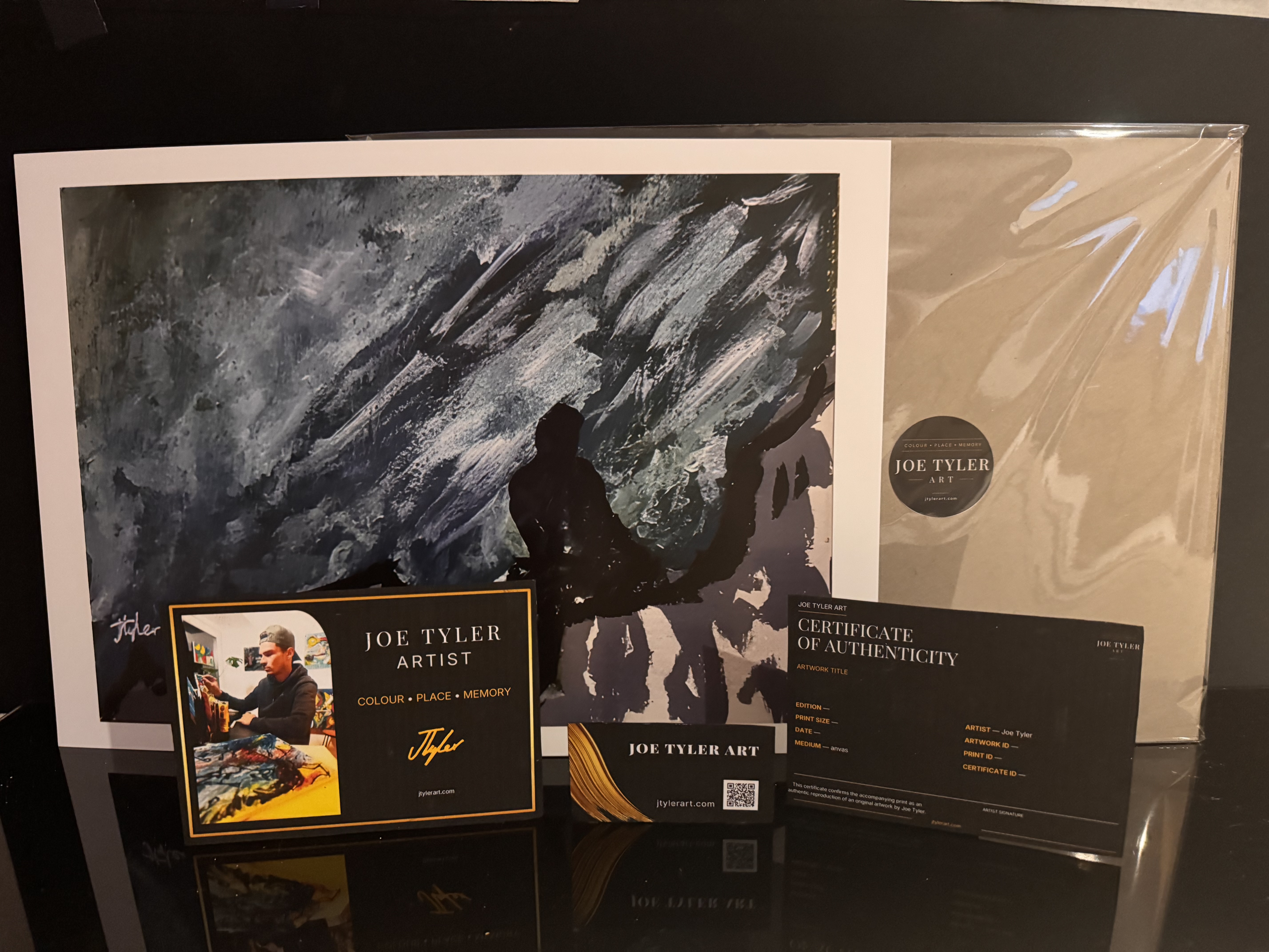 Edge of Thought A3 fine art print in cello packet by Joe Tyler