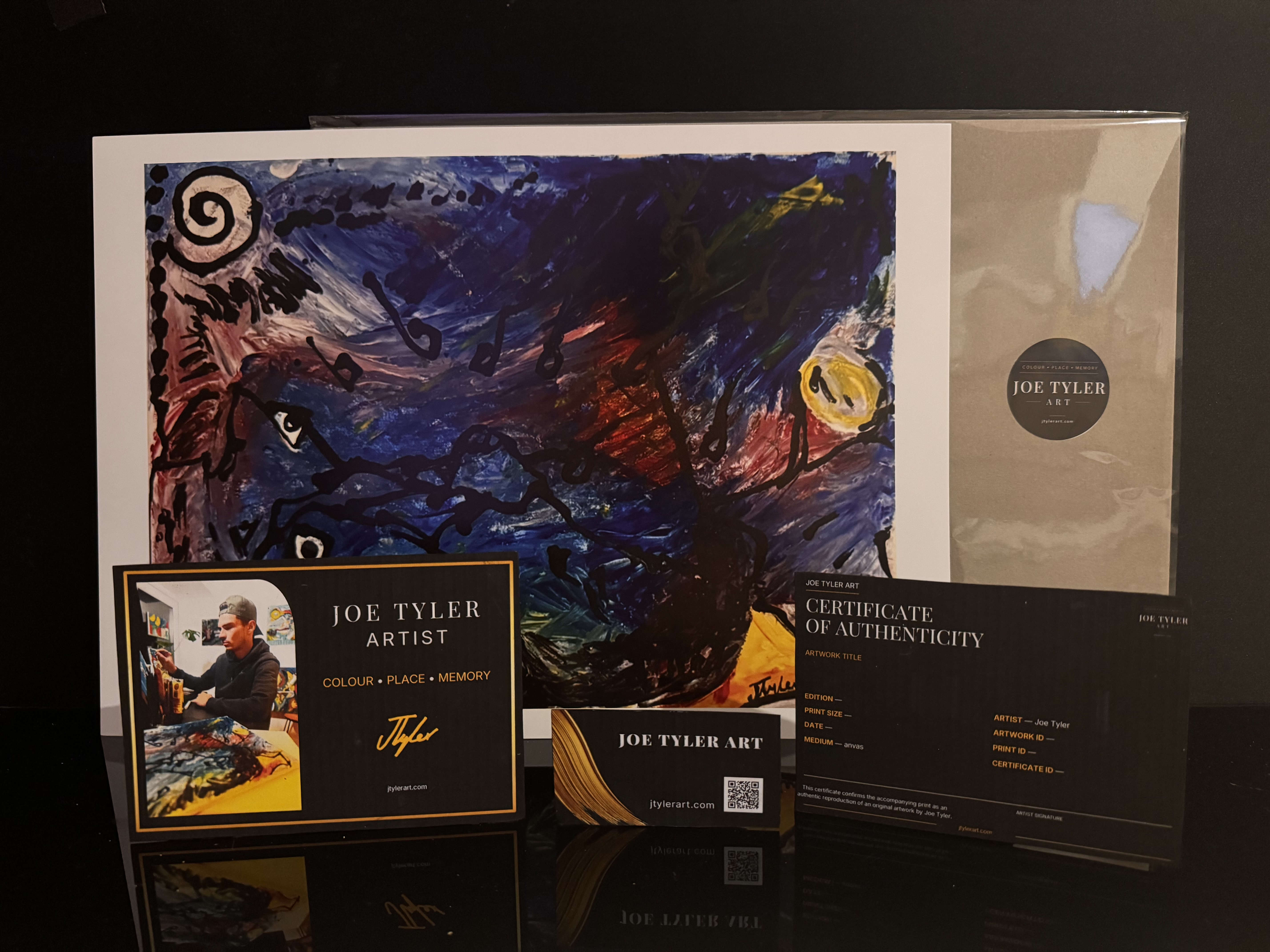 Tide of Thought A3 fine art print in cello packet by Joe Tyler
