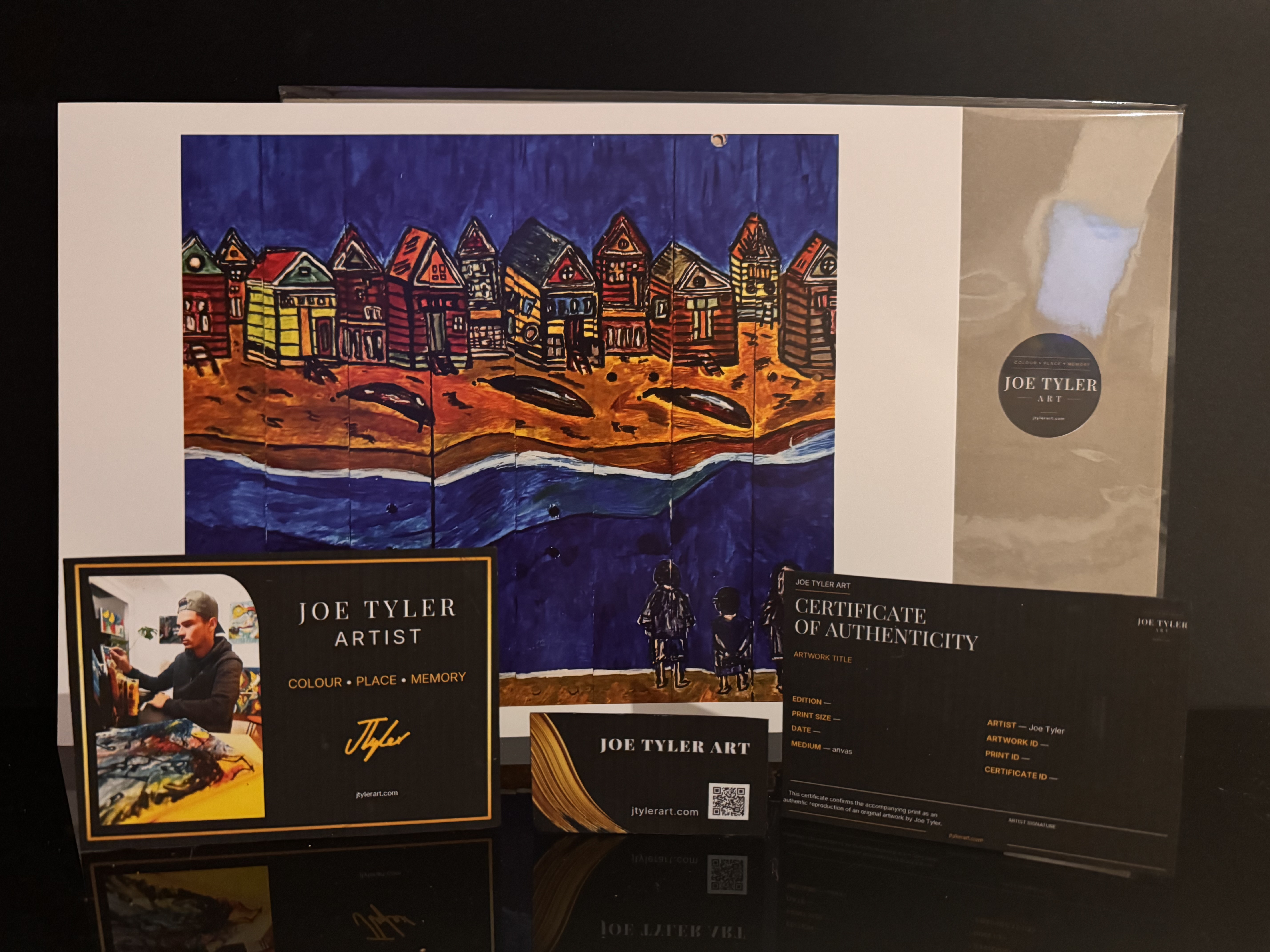 Across the Blue A3 fine art print in cello packet by Joe Tyler